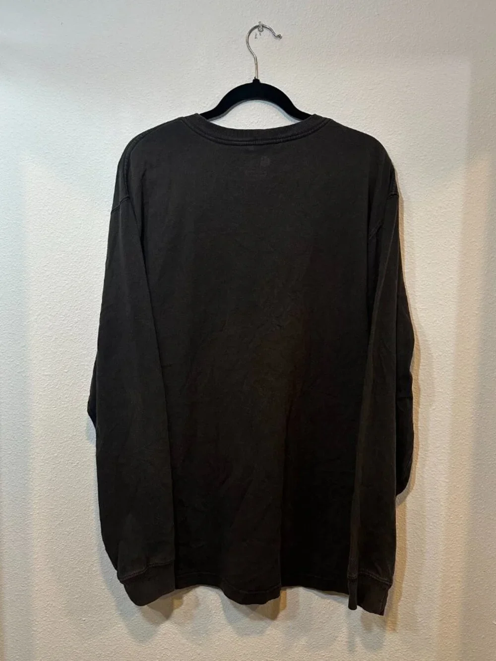 2X Carhartt Men's Black Long Sleeve T-Shirts Size Large